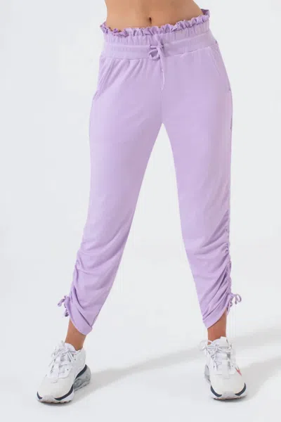 Shop Nux Active Cynthia Pant In Heliotrope In Purple