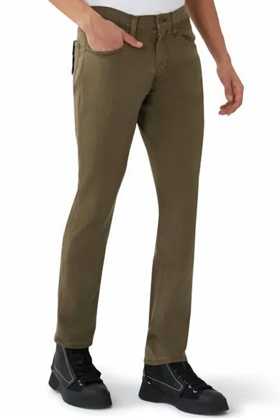 Shop Paige Federal Slim Straight Pant In Vintage Pepper Grass In Multi