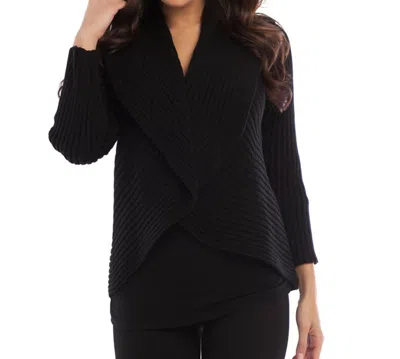 Shop Angel Apparel Ribbed Signature Wrap In Black