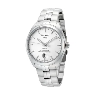 Shop Tissot Men's 39mm Silver Tone Automatic Watch T1014081103100