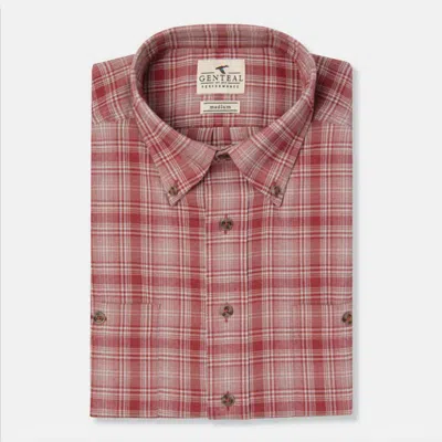 Shop Genteal Performance Flannel In Rosewood In Pink