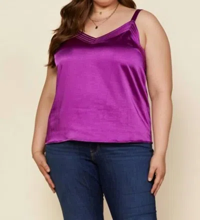 Skies Are Blue Amethyst Cami In Purple In Purple