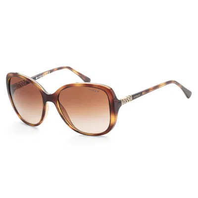 Shop Vogue Women's 56 Mm Brown Sunglasses Vo5154sb-w65613-56