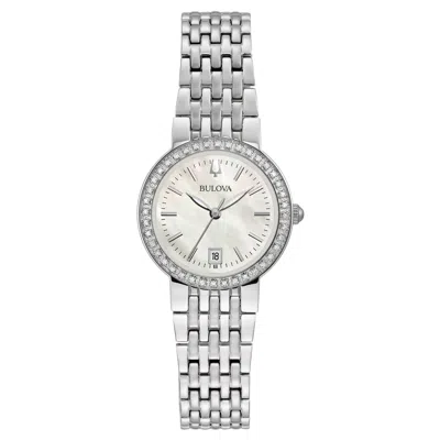Shop Bulova Women's 34mm Silver Tone Quartz Watch 96r239