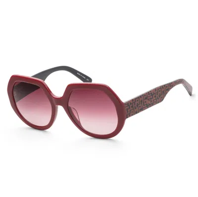 Shop Longchamp Women's 55 Mm Red Sunglasses Lo655s-726