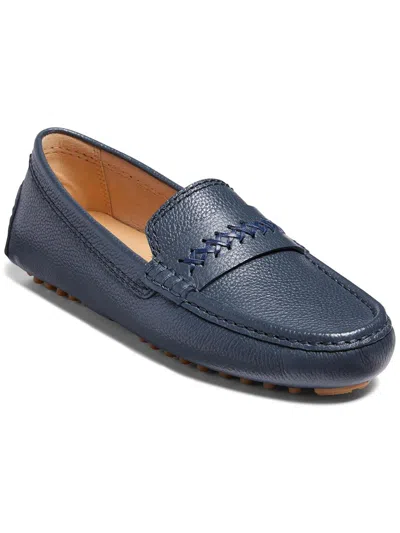 Shop Jack Rogers Dolce Driver Womens Leather Slip-on Loafers In Blue