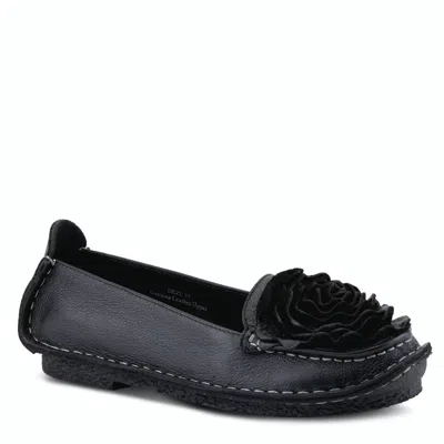 Shop Spring Step Shoes Dezi Slip-on Shoe In Black