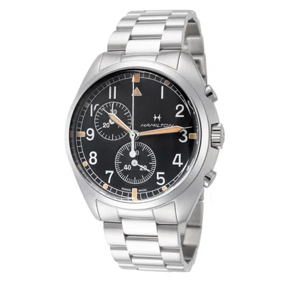 Shop Hamilton Men's 41mm Silver Tone Quartz Watch H76522131