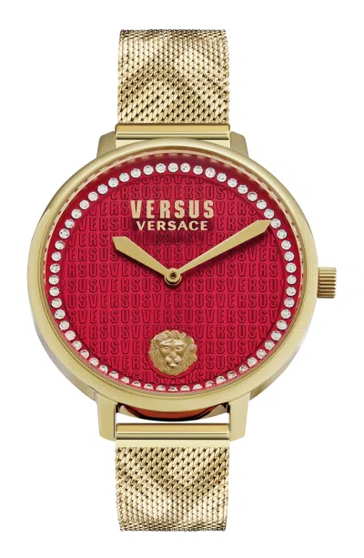 Shop Versus Women's 36mm Gold Tone Quartz Watch Vsp1s3921