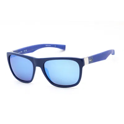 Shop Lacoste Unisex 55 Mm Blue Sunglasses L664s-414-55