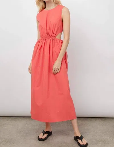 Shop Rails Yvette Cutout Dress In Spiced Coral In Pink