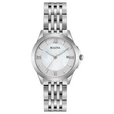 Shop Bulova Women's 42mm Silver Tone Quartz Watch 96m151