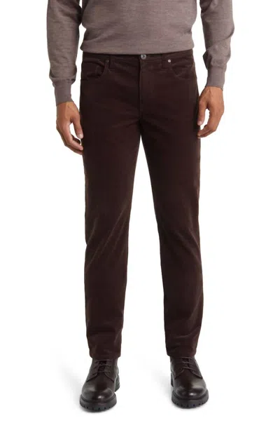 Shop Paige Federal Transcend Corduroy Pant In Deep Woods In Multi