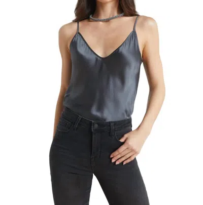 Shop L Agence Lexi Camisole In Charcoal Grey