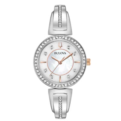 Shop Bulova Women's 29.8mm Silver Tone Quartz Watch 98x121