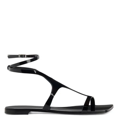 Giuseppe Zanotti Tutankamon Flat Sandals In Black