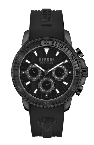 Shop Versus Men's 45mm Black Quartz Watch Vsplo1221