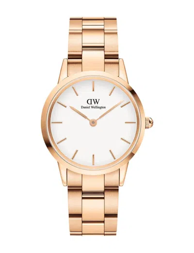 Shop Daniel Wellington Women's 32mm Gold Tone Quartz Watch Dw00600211 In Multi