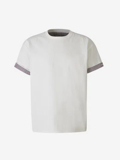 Shop Bottega Veneta Double Layer T-shirt In White