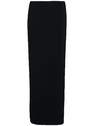 Shop Calvin Klein Stretch Crepe Maxi Skirt Clothing In Black
