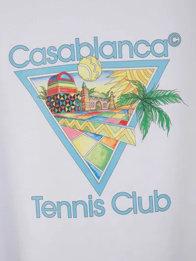 Shop Casablanca Afro Cubism T-shirt In White