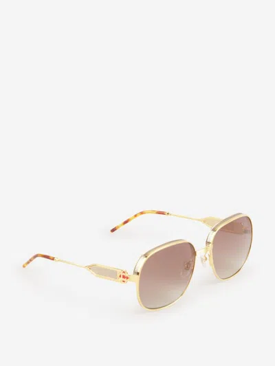 Shop Casablanca Metallic Sunglasses In Gold