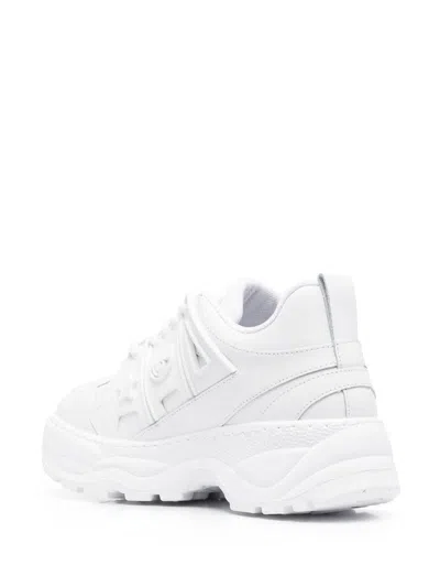 Shop Chiara Ferragni Eye Fly Sneakers Shoes In White