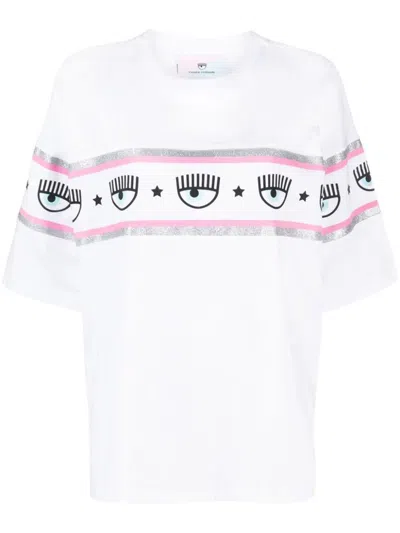 Shop Chiara Ferragni T-shirt Clothing In White