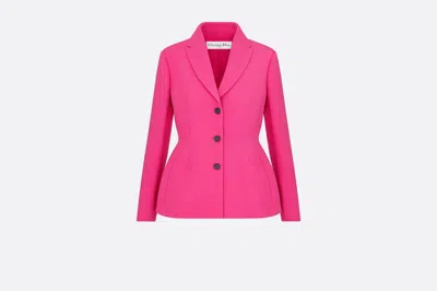 Shop Dior Christian  Jacket Clothing In Pink & Purple