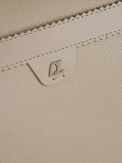 Shop Christian Louboutin Logo Leather Travel Bag In Logo Engraved On The Side