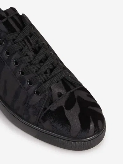Shop Christian Louboutin Louis Junior Orlato Sneakers In Black