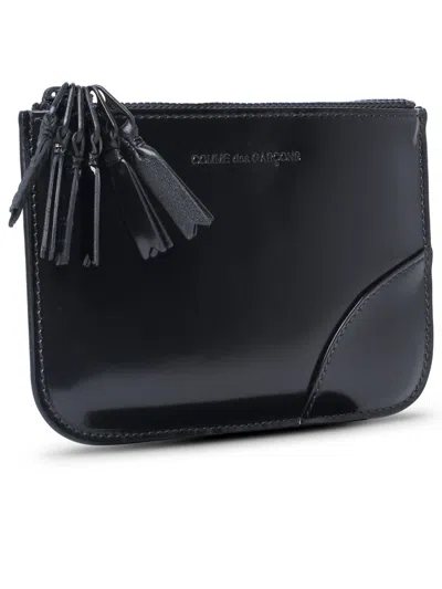 Shop Comme Des Garçons 'medley' Black Leather Card Holder
