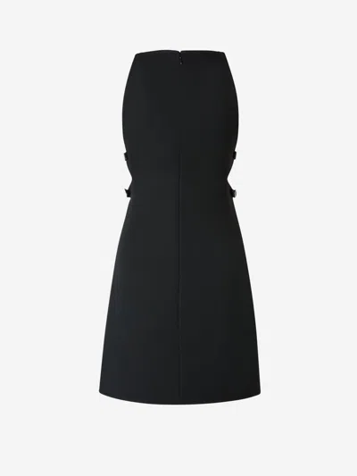 Shop Courrèges Mini Cut Out Dress In Buckle Detail On Straps And Waist
