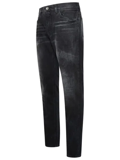 Shop Dolce & Gabbana Black Cotton Jeans