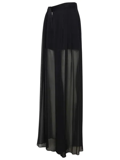 Shop Dolce & Gabbana Black Silk Pants