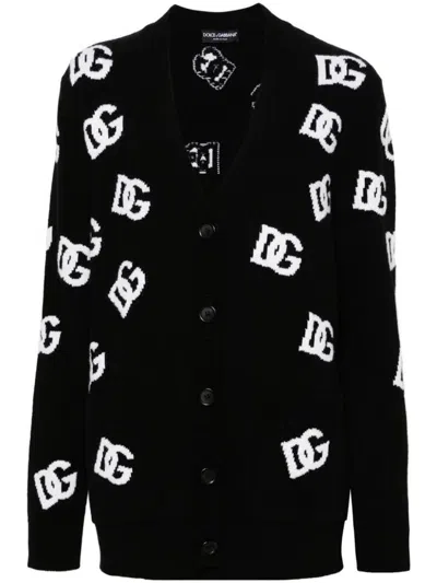 Shop Dolce & Gabbana Cardigan Clothing In Black