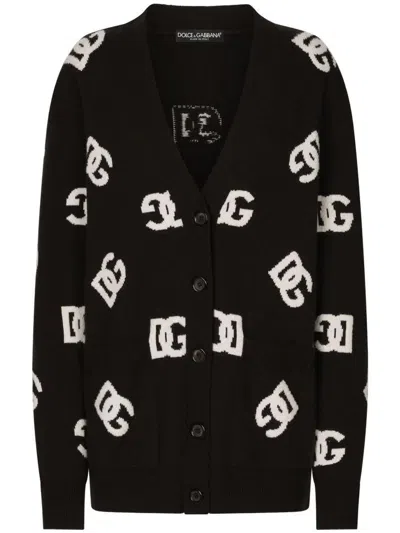 Shop Dolce & Gabbana Cardigans/buttons Clothing In Black