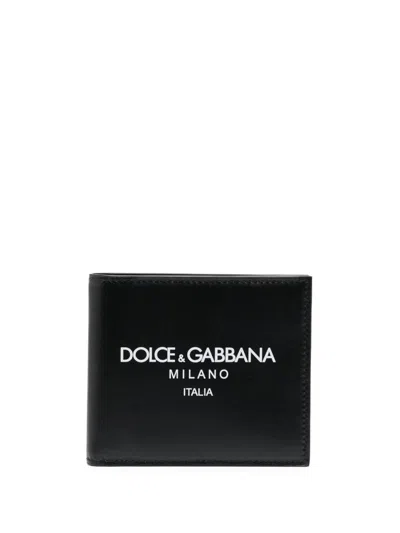 Shop Dolce & Gabbana Dg Milan Printed Card Holder Accessories In Black