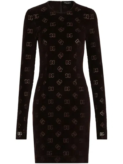 Shop Dolce & Gabbana Dress Clothing In Brown