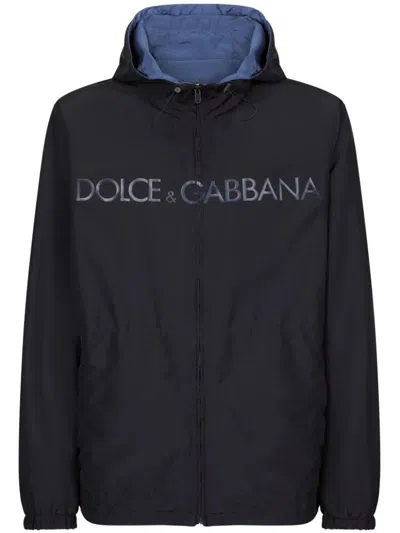 Shop Dolce & Gabbana Hoodie Clothing In Blue