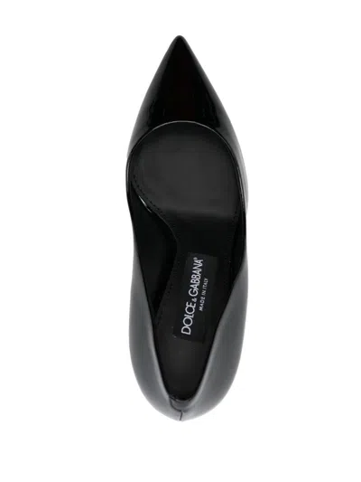 Shop Dolce & Gabbana Patent Leather Pumps Shoes In Black