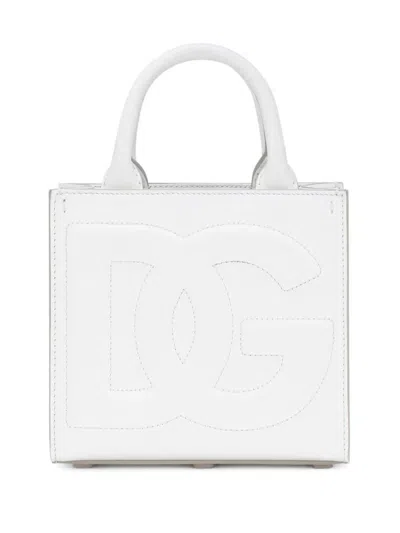 Shop Dolce & Gabbana Shopping Bags In White
