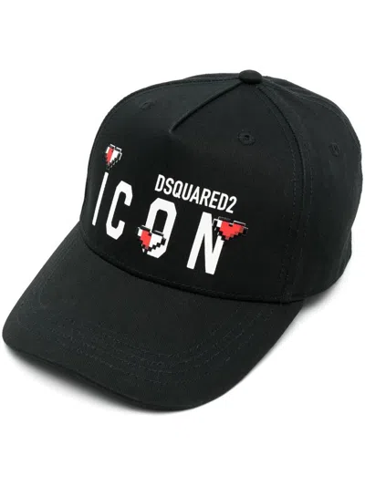 Shop Dsquared2 Baseball Cap Accessories In Black