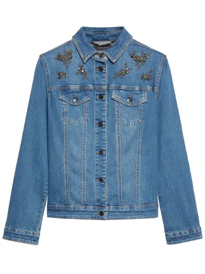 Shop Elena Miro' Jacket Clothing In Blue