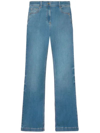 Shop Elena Miro' Jeans Clothing In Blue