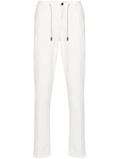 Shop Eleventy Jogger Pants Clothing In White