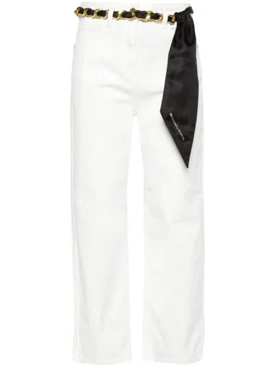 Shop Elisabetta Franchi Pants Mod Jeans Clothing In White