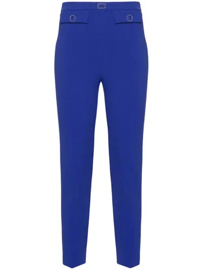 Shop Elisabetta Franchi Pants Clothing In Blue