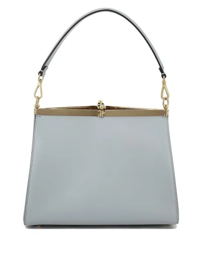 Shop Etro "medium Vela" Shoulder Bag In Blue