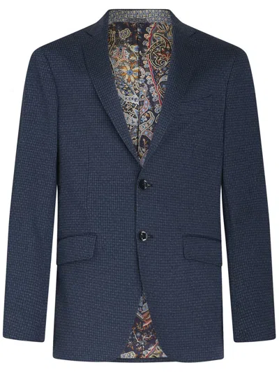 Shop Etro Roma In Jersey. Clothing In Blue